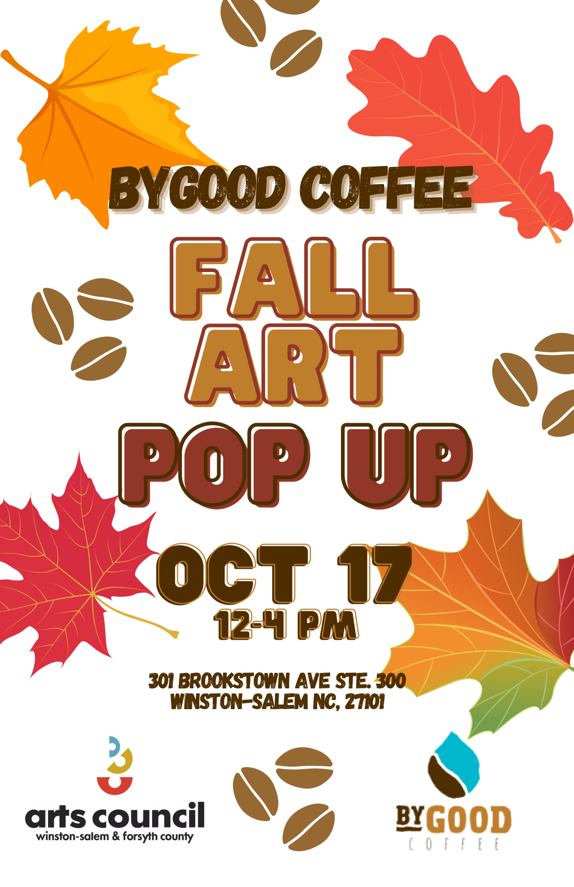 Spring ByGood Coffee Artist Pop-Up Flyer